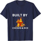 Chicken and rice gymbro T-Shirt - T-Shirt | Navy