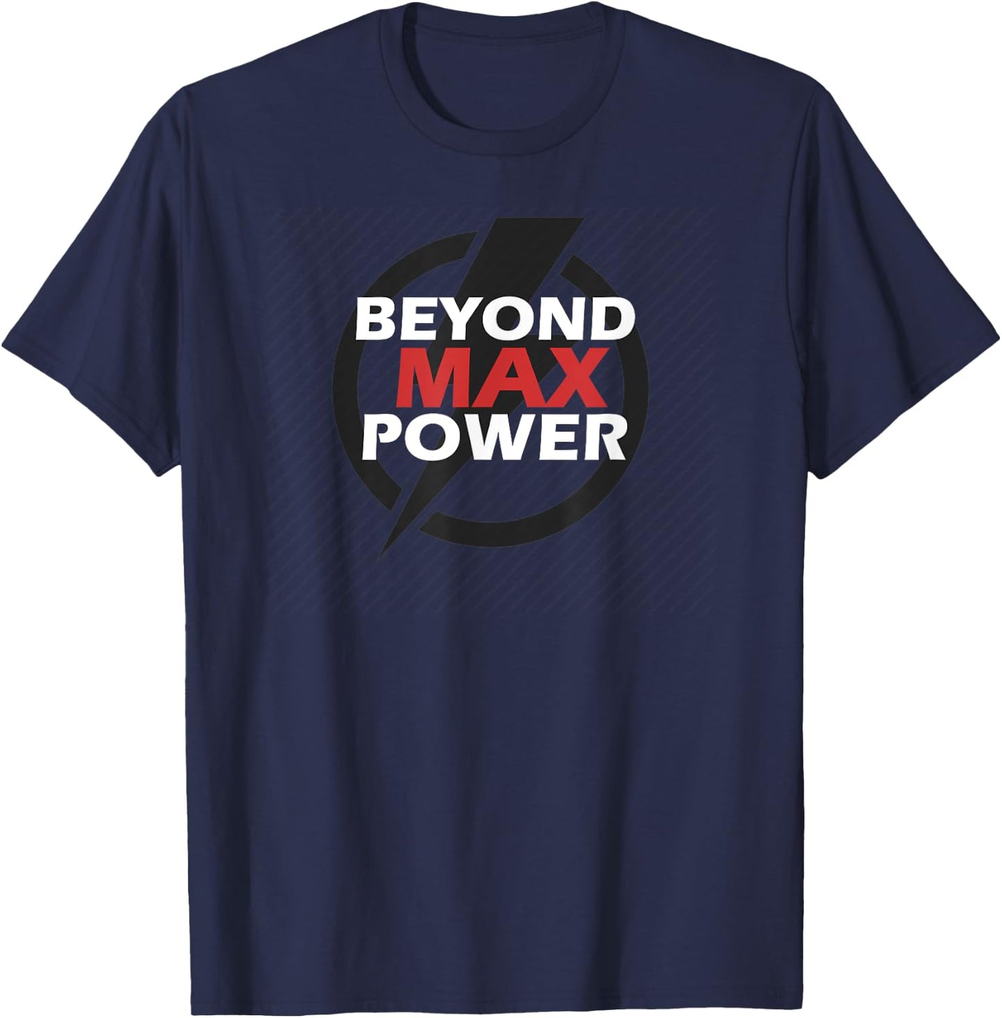 Max Powerlifting Bodybuilding Weightlifting Workout Gym Gear T-Shirt - T-Shirt | Navy