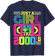 Just A Girl Who Loves The 2000's Party Outfit 2000's Costume T-Shirt - T-Shirt | Navy