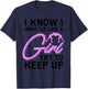 Funny Girl Wrestler Gift Cool Female Wrestling Lover Athlete T-Shirt - T-Shirt | Navy