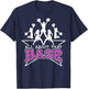 All About That Base Cheerleading design, Cheer gift, Cheerle T-Shirt - T-Shirt | Navy