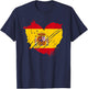 Spain Flag I love Spain It is in my DNA Gift Spaniards T-Shirt - T-Shirt | Navy