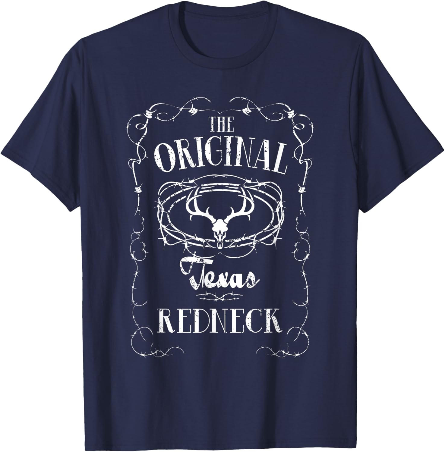 The Original Texas Redneck T-Shirt - T-Shirt | Navy