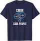 Chion Shirt The Official Dog Of Cool People Mom Dad Gift Men Women Kids T-Shirt - T-Shirt | Navy