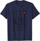 Funny Wine / It's wine o'clock T-Shirt - T-Shirt | Navy