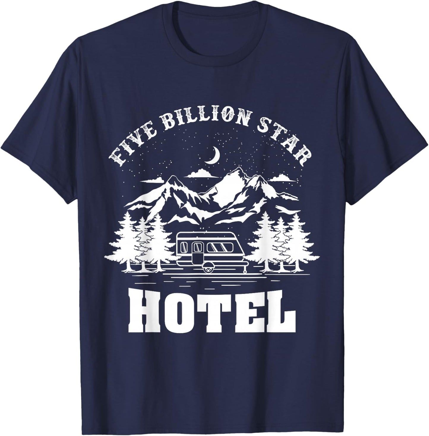 Five Billion Star Hotel T-Shirt - T-Shirt | Navy