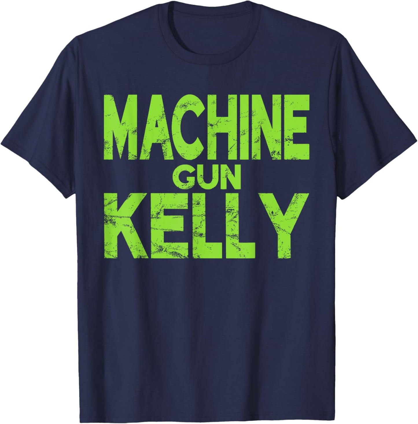 Official Machine Gun Kelly Embers Logo T-Shirt - T-Shirt | Navy