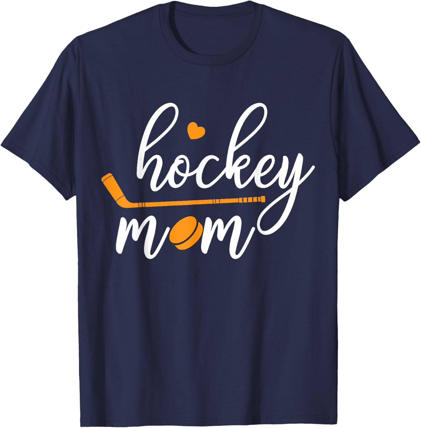 Hockey Mom - Mother Mom T-Shirt - T-Shirt | Navy
