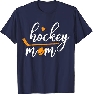 Hockey Mom - Mother Mom T-Shirt - T-Shirt | Navy