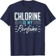Chlorine is My Perfume Water Sports Float T-Shirt - T-Shirt | Navy