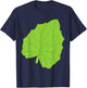 Matching with caterpillar - green leaf Halloween costume T-Shirt - T-Shirt | Navy