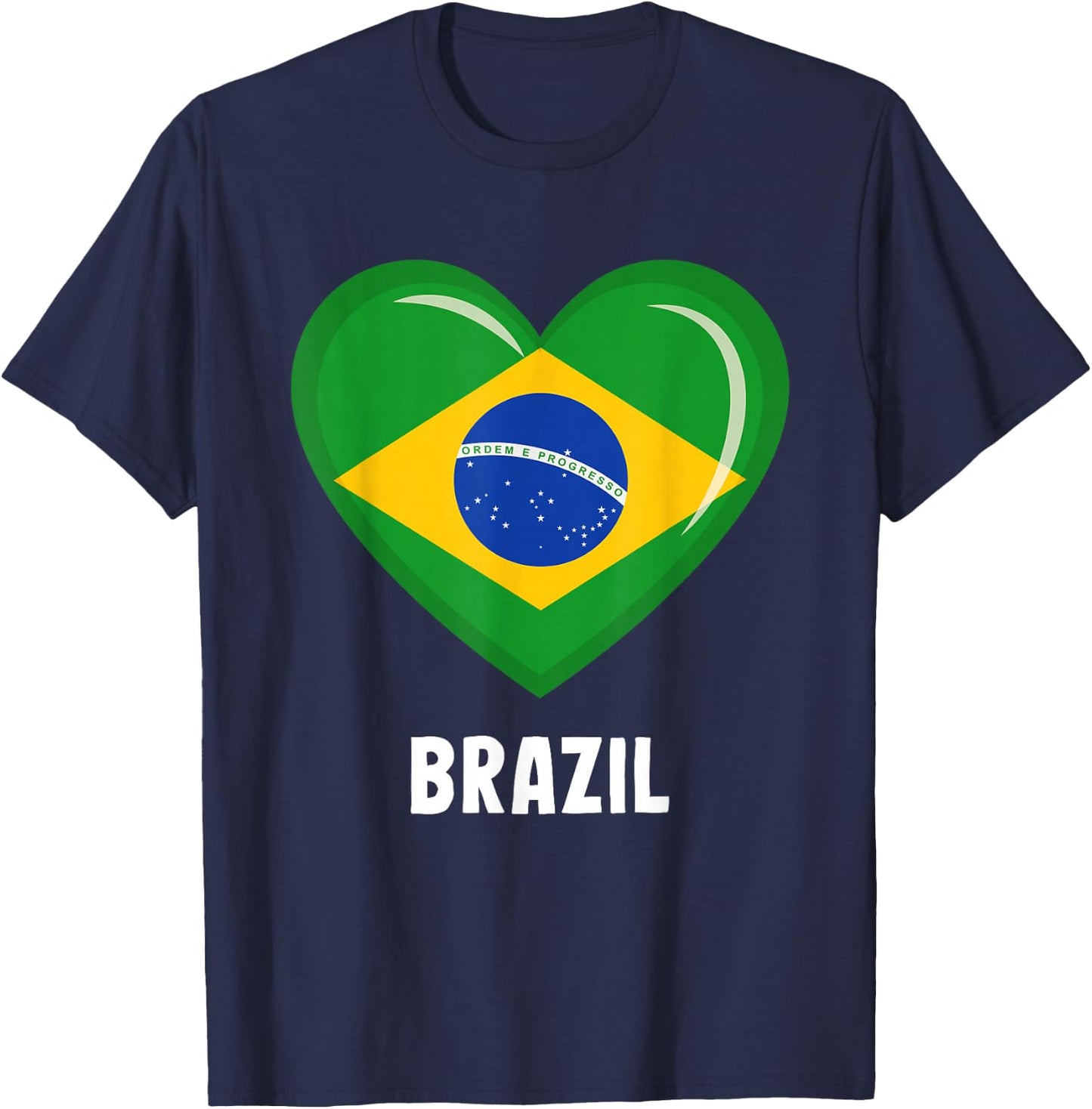 Brazil Flag Jersey | Brazilian T-Shirt - T-Shirt | Navy