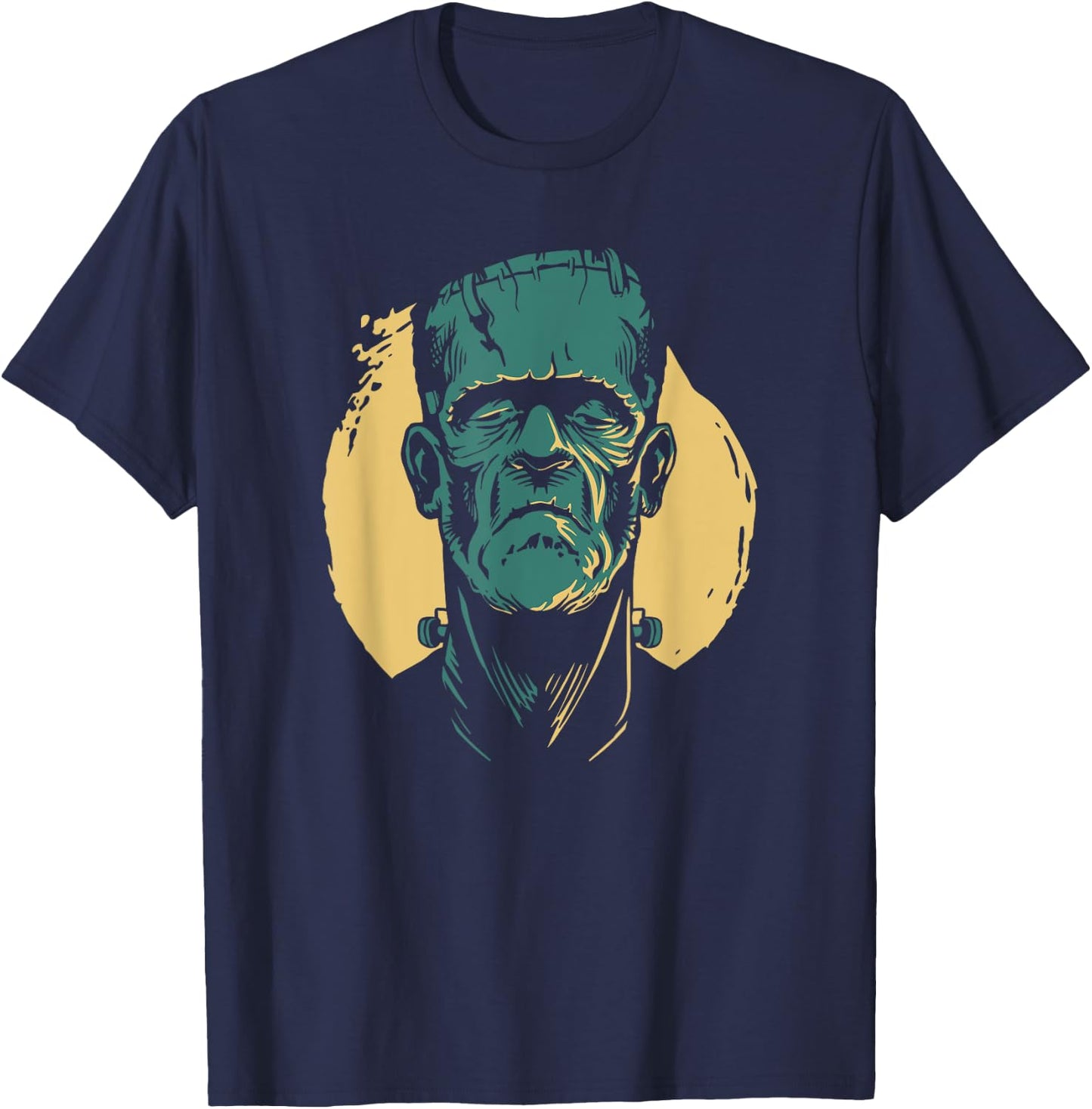 Frankenstein Monster Halloween Classic Horror Flick Costume T-Shirt - T-Shirt | Navy