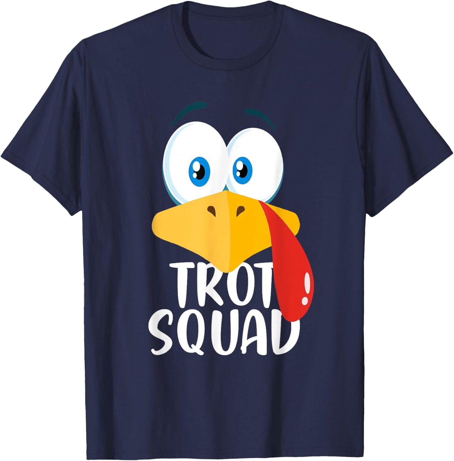 Thanksgiving Day Running Trukey Trot Squad T-Shirt - T-Shirt | Navy