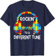 Motivational Saying Different Tune Men Women Inspiring Son T-Shirt - T-Shirt | Navy
