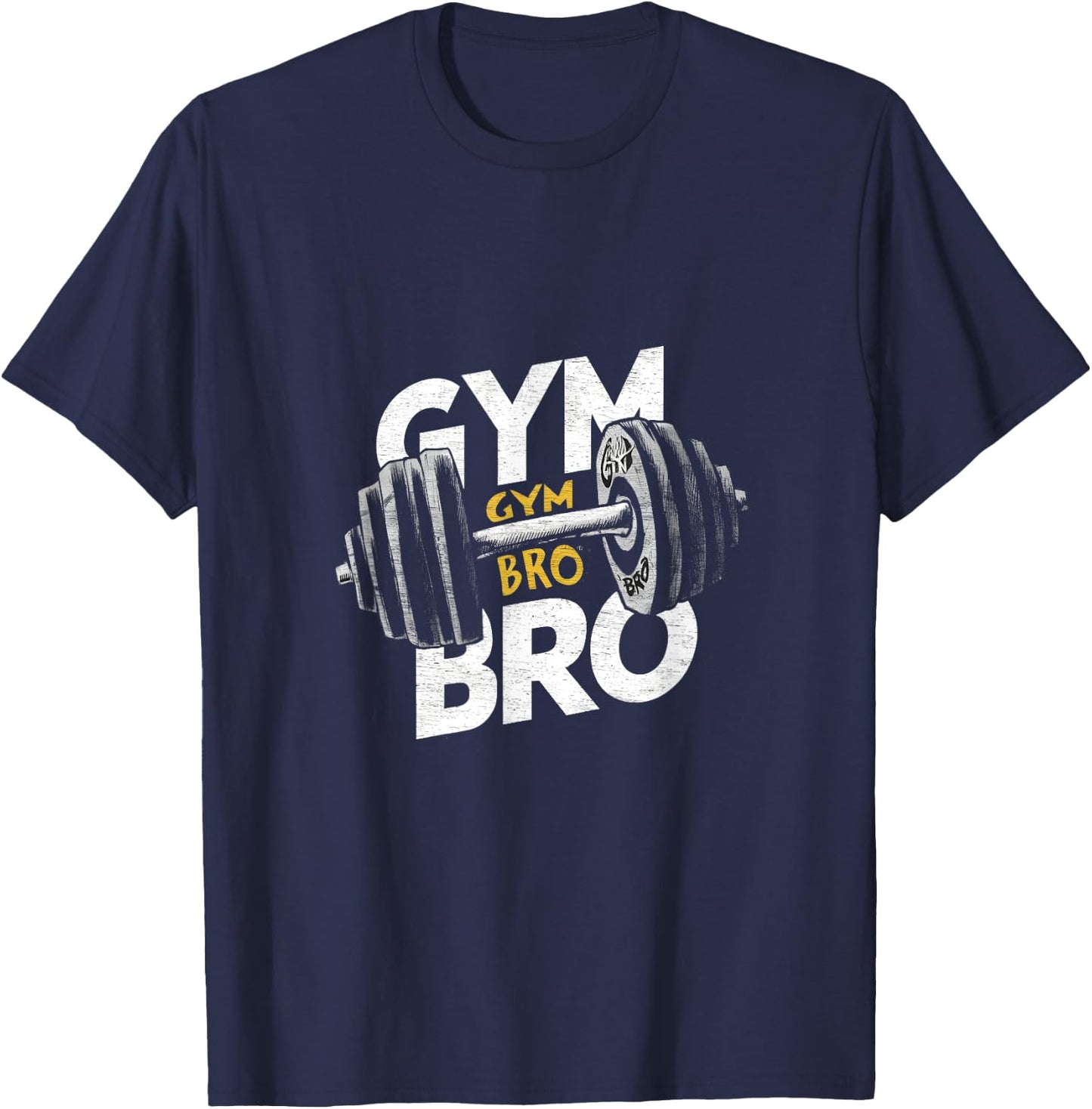 Gymbro Gym Fitness Gym Bro T-Shirt - T-Shirt | Navy