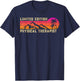 Physical Therapist Job Birthday Worker Professional T-Shirt - T-Shirt | Navy