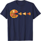 I Love Pizza | Pizza Party | Pizza Pie Slice | Pizza Lover T-Shirt - T-Shirt | Navy