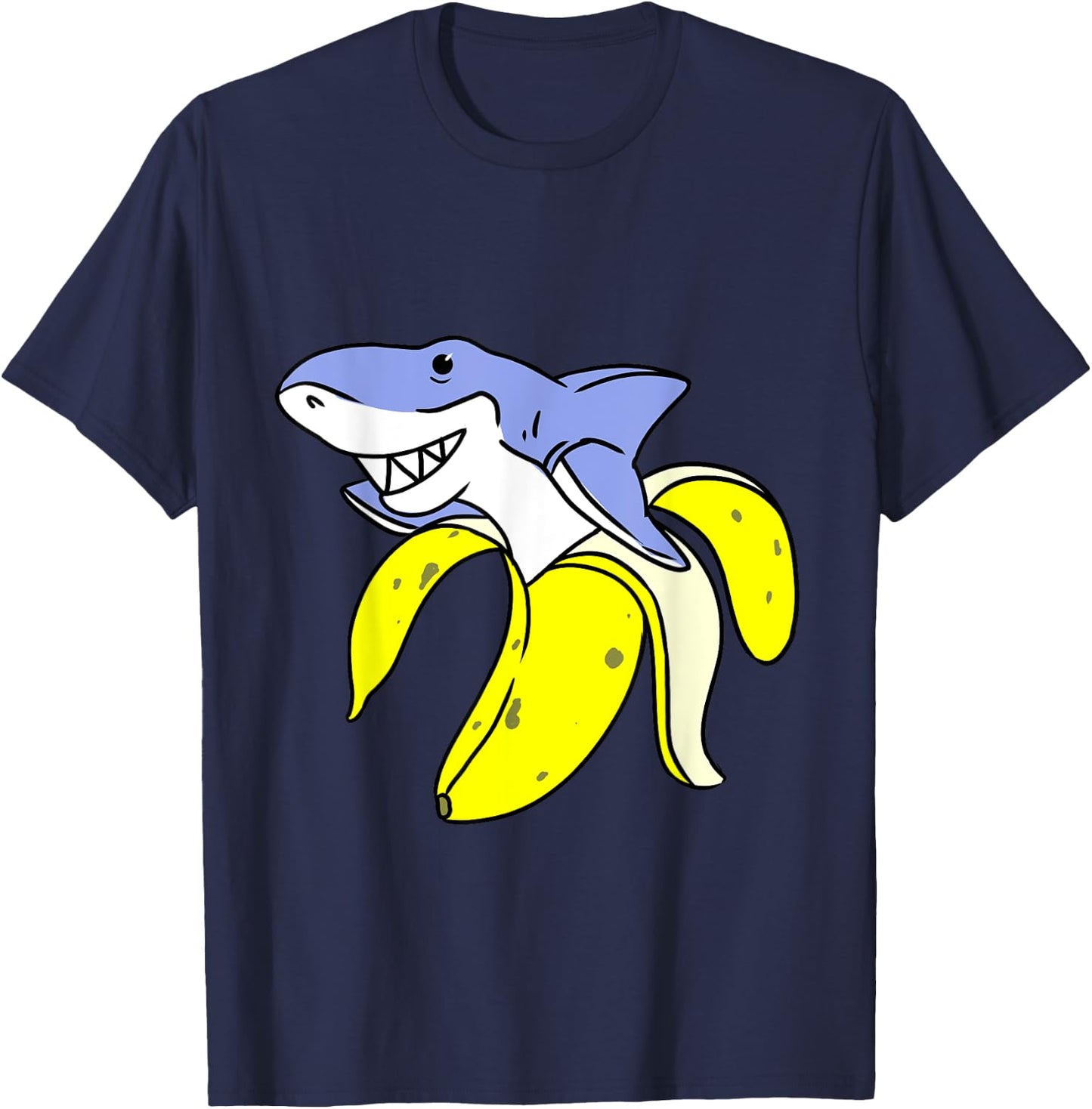 Shark Banana T-Shirt - T-Shirt | Navy