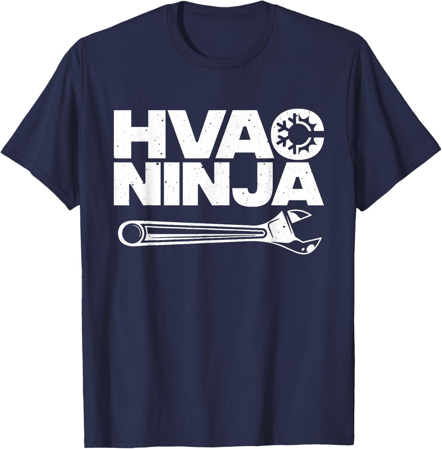 Funny HVAC Gift Cool Technician Air Condition Lover T-Shirt - T-Shirt | Navy