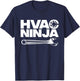 Funny HVAC Gift Cool Technician Air Condition Lover T-Shirt - T-Shirt | Navy