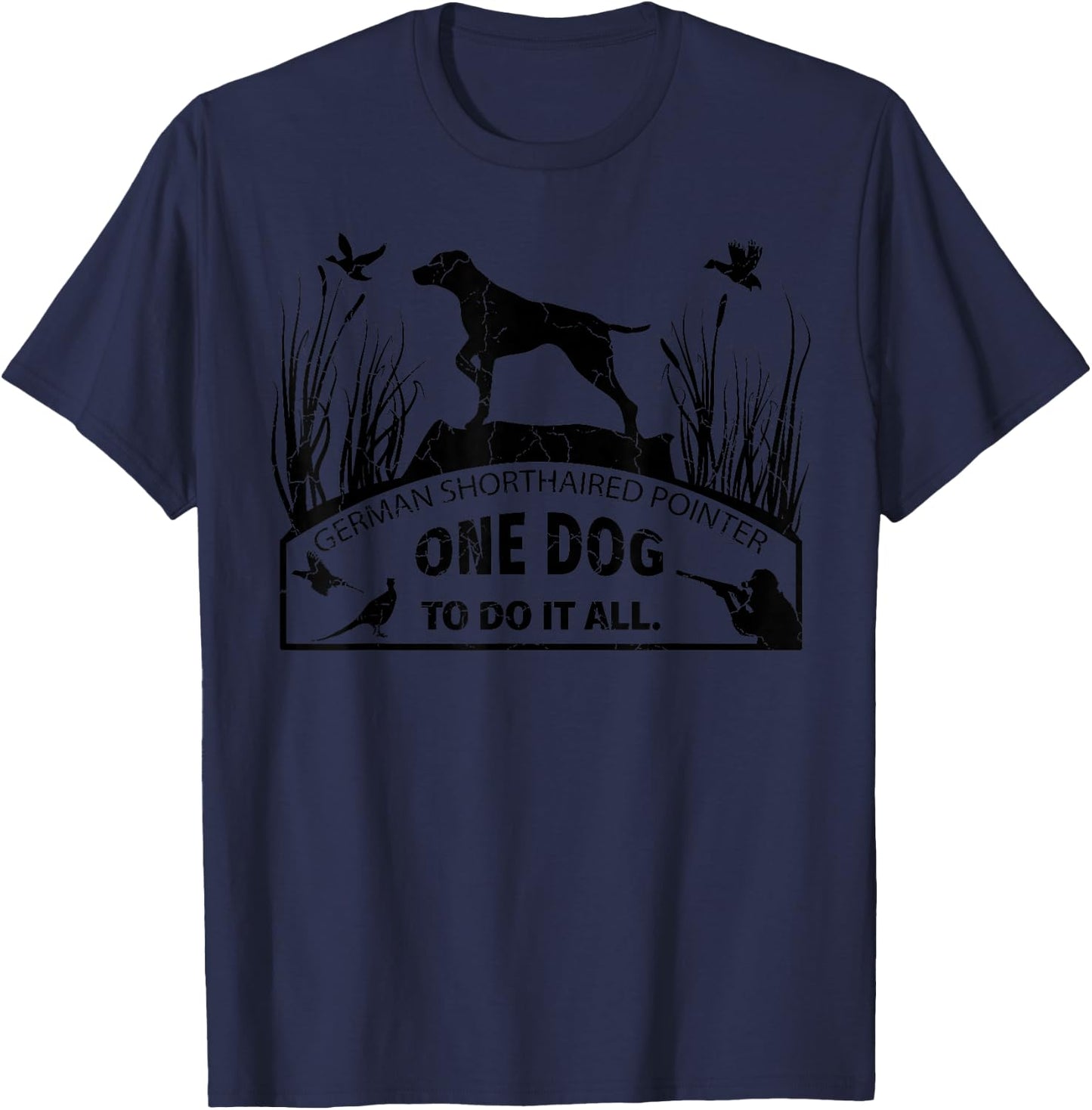German Short Haired Pointer T-Shirt - T-Shirt | Navy