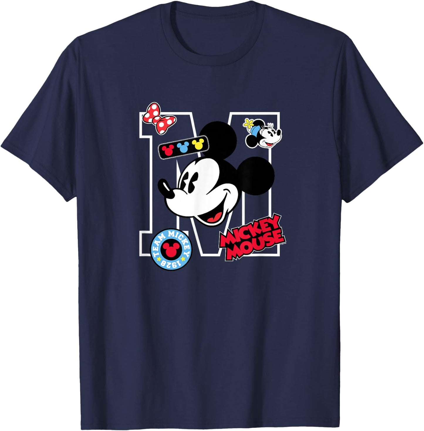 Disney - Mickey Big M Mickey Mouse T-Shirt - T-Shirt | Navy