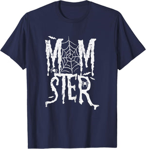 Halloween Momster Mom Monster Funny Costume Mommy Mama Women T-Shirt - T-Shirt | Navy