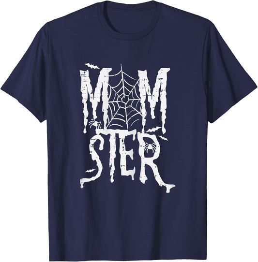 Halloween Momster Mom Monster Funny Costume Mommy Mama Women T-Shirt - T-Shirt | Navy