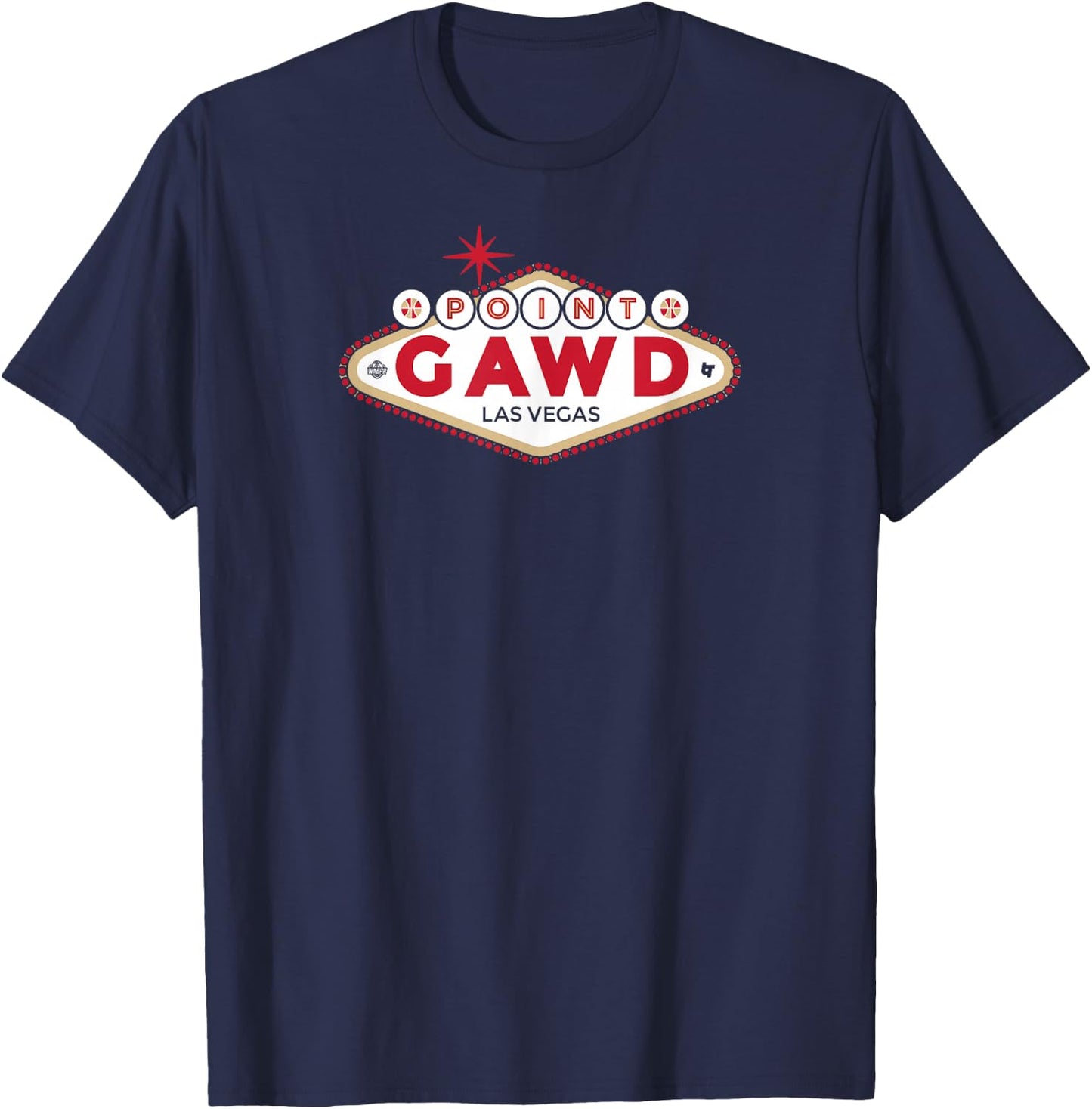 Las Vegas Point Gawd - Chelsea Gray - Las Vegas Basketball T-Shirt - T-Shirt | Navy