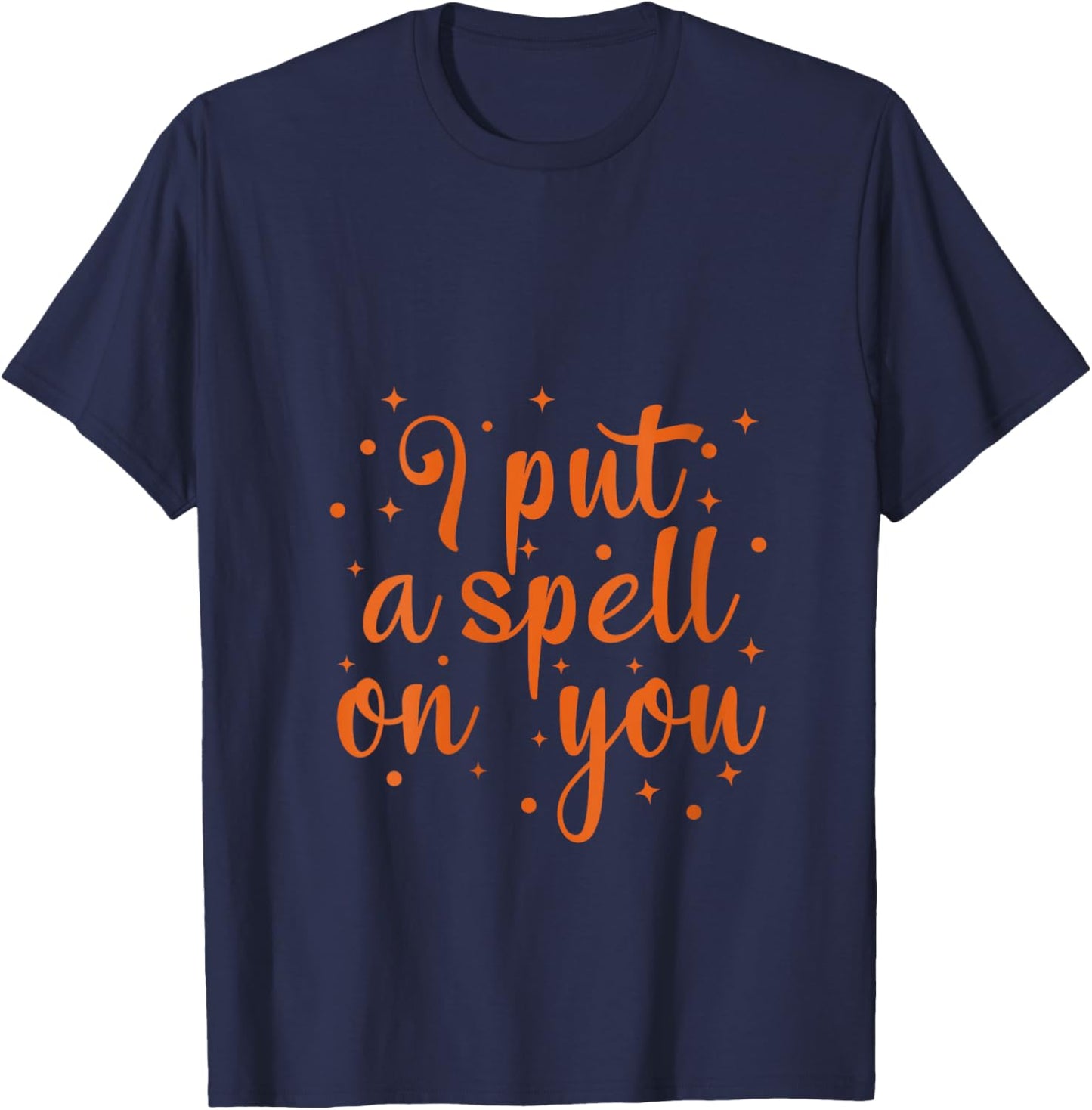 I Put A Spell On You Halloween Costume for Witch Women Girls V-Neck T-Shirt - T-Shirt | Navy