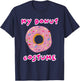 My Donut Costume Funny Halloween Doughnut Easy Simple Outfit T-Shirt - T-Shirt | Navy