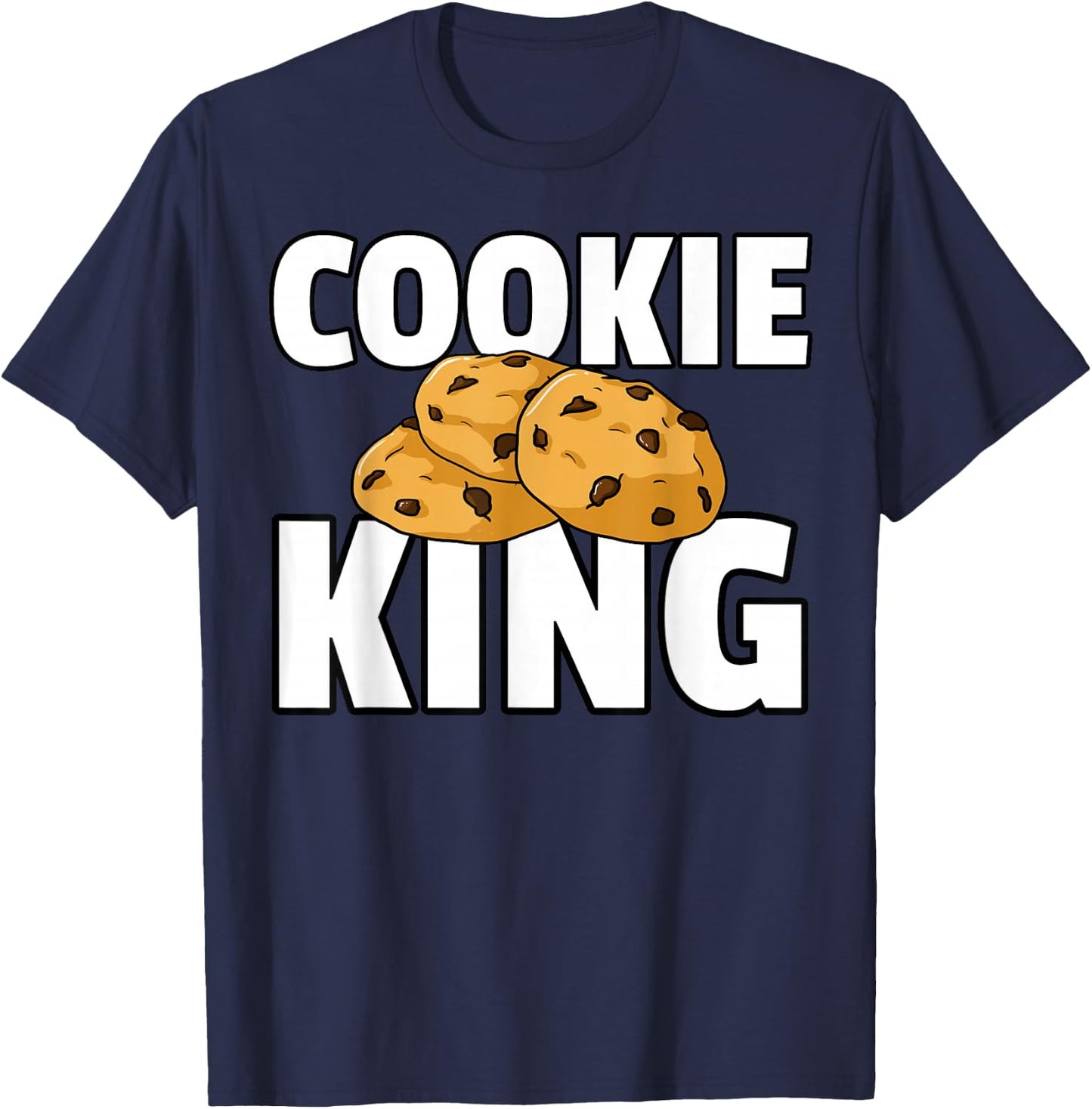 Cookie King Gift Chocolate Chip Dealer T-Shirt - T-Shirt | Navy