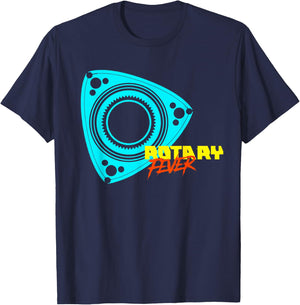Rotary Fever Rotary Engine T-Shirt - T-Shirt | Navy