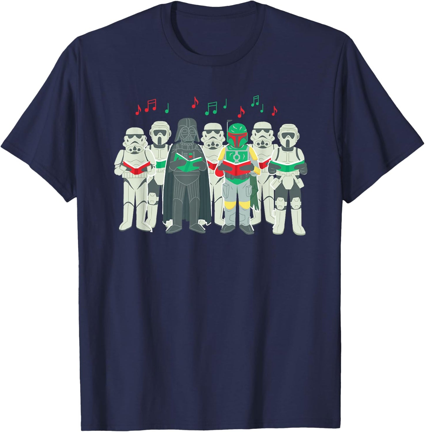 Star Wars Darth Vader Sithmas Choir Holiday T-Shirt - T-Shirt | Navy