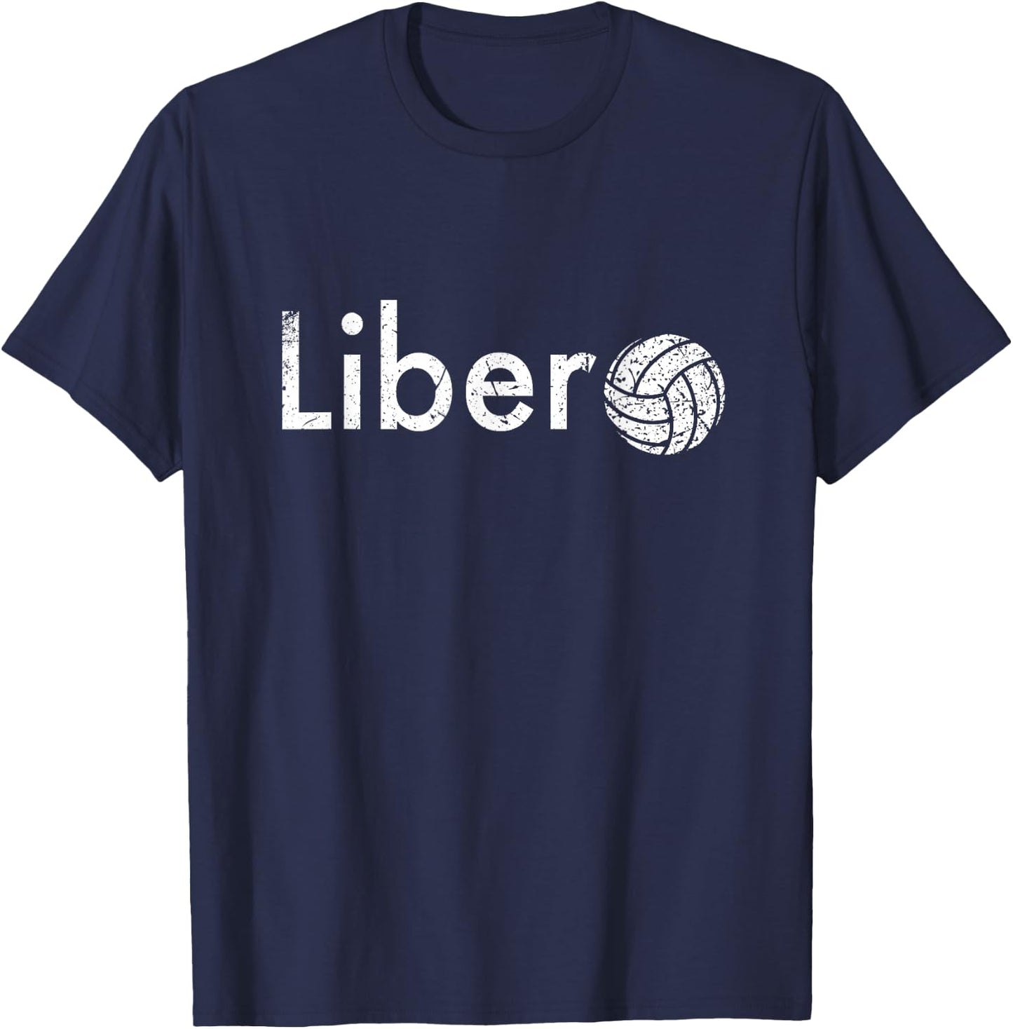 Volleyball Libero Gift Volleyball Player T-Shirt - T-Shirt | Navy