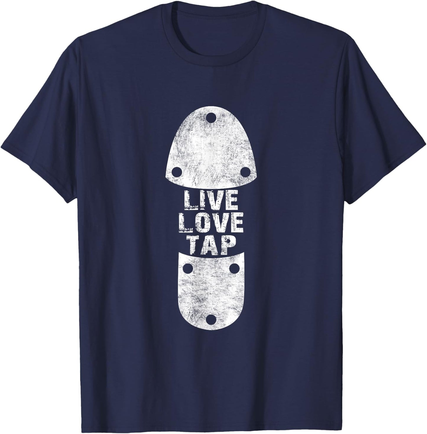 Tap Dances - Live Love Tap Distressed Gift Tap Dancers T-Shirt - T-Shirt | Navy