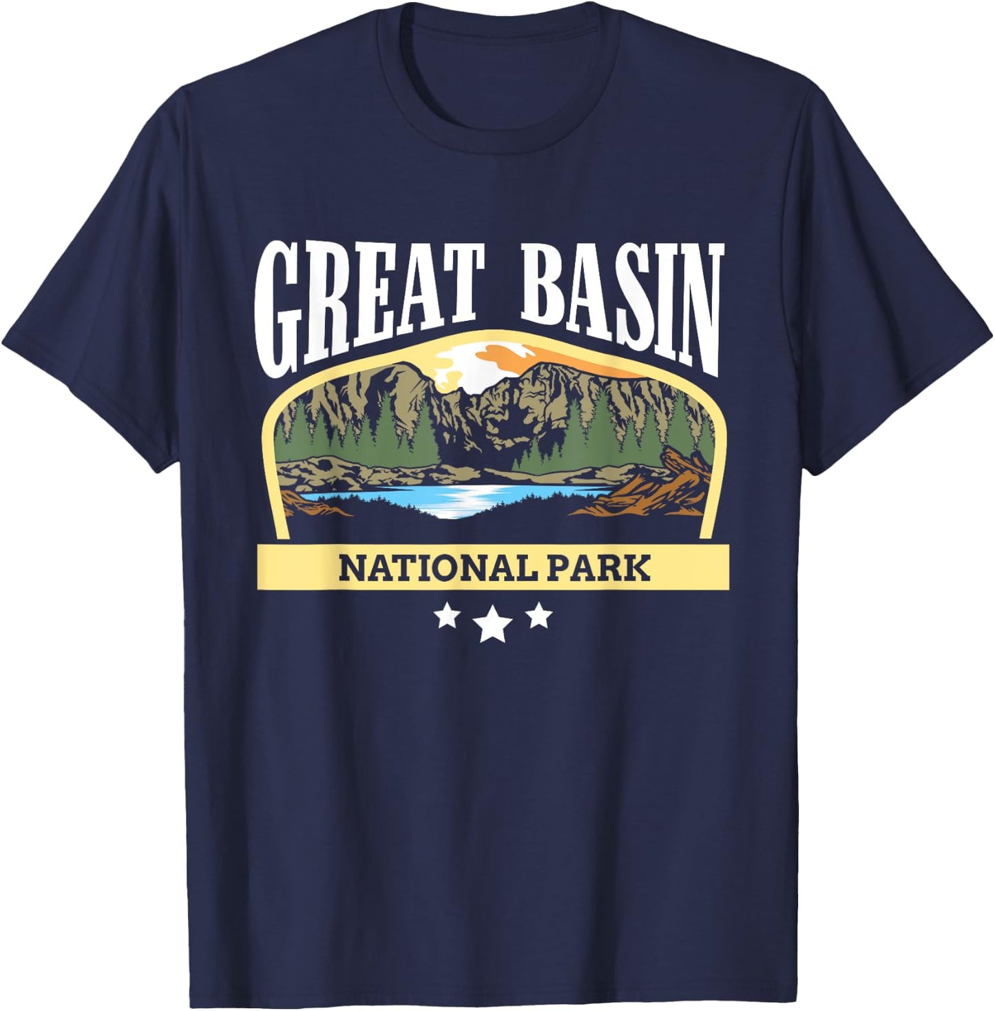 Great Basin National Park US USA Nevada T-Shirt - T-Shirt | Navy