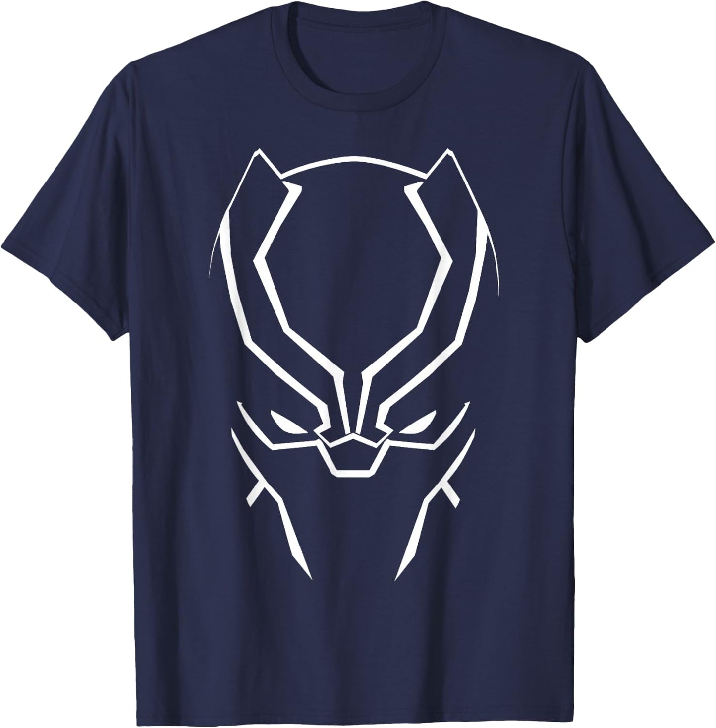Marvel Avengers Black Panther Big Face T-Shirt - T-Shirt | Navy