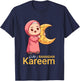 Ramadan Mubarak Kareem Muslim Hijabi Girl Happy Ramadan 2026 T-Shirt - T-Shirt | Navy