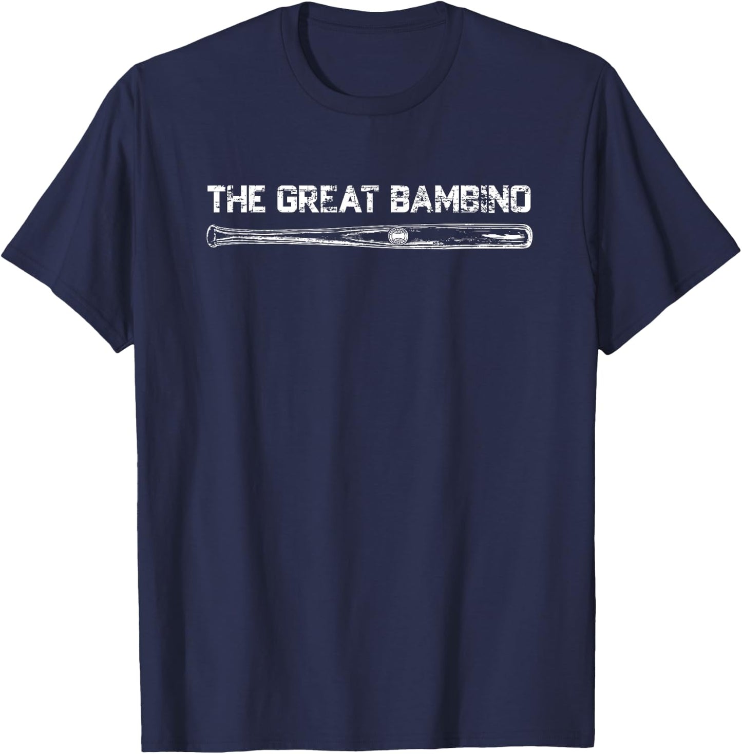 The Great Bambino Baseball Legend Sports Gift Light T-Shirt - T-Shirt | Navy