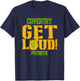 Coventry High School GET LOUD Patriots T-Shirt - T-Shirt | Navy