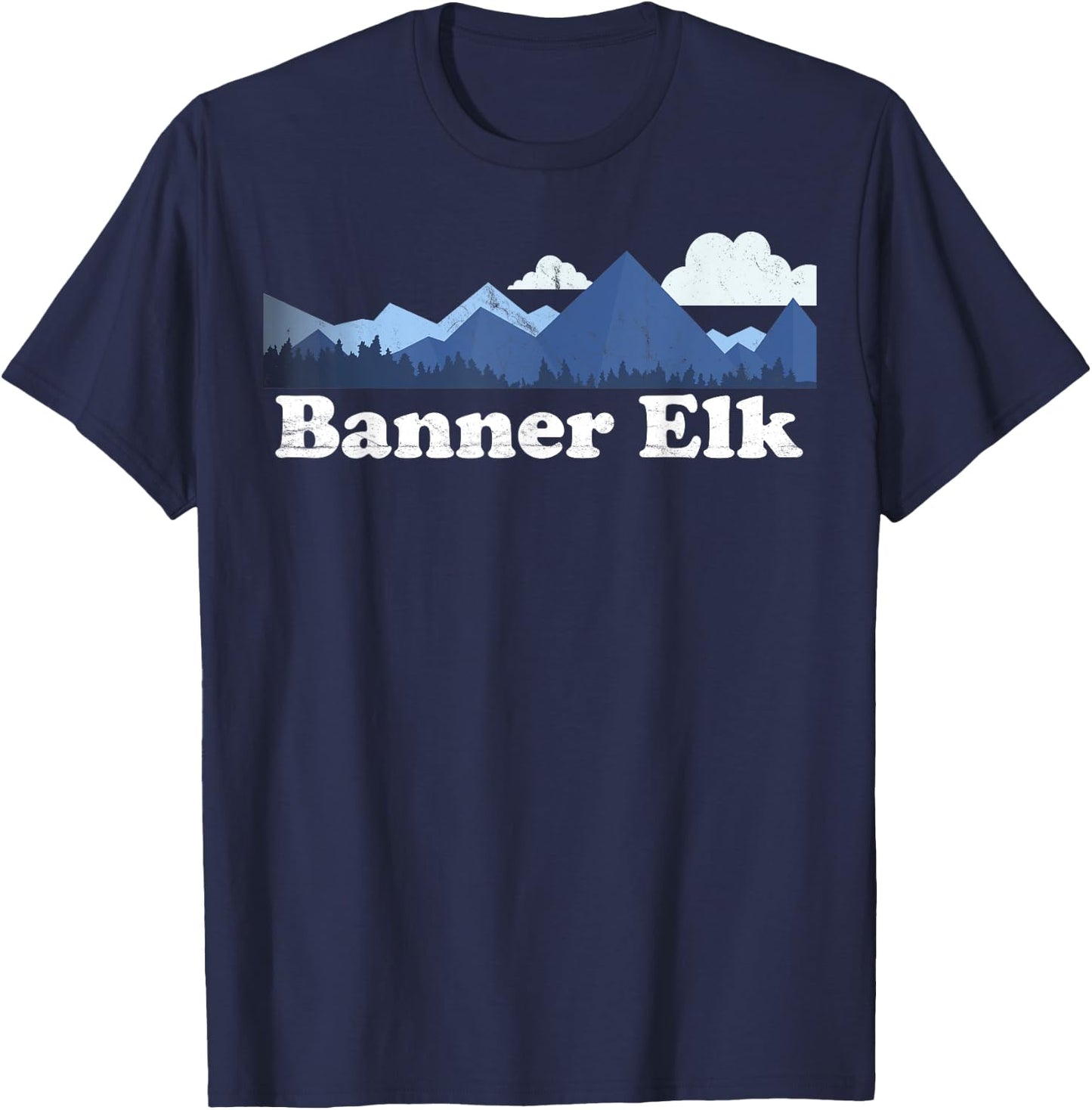 Banner Elk North Carolina Blue Ridge Mountains NC T-Shirt - T-Shirt | Navy