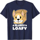 Pembroke Welsh Corgi Butt Bread Fluffy Loafy Kawaii Corgi T-Shirt - T-Shirt | Navy