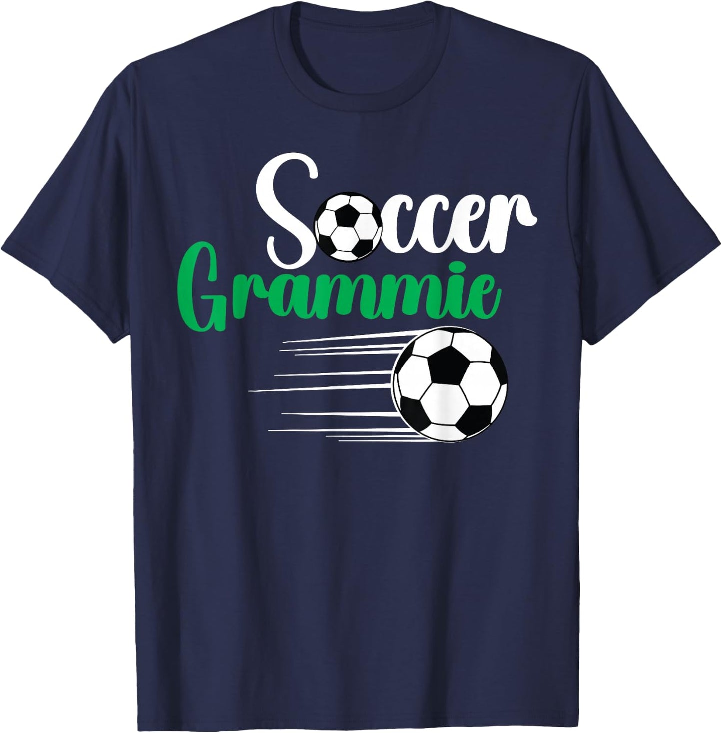 Soccer Grammie Of A Soccer Player Grammie T-Shirt - T-Shirt | Navy