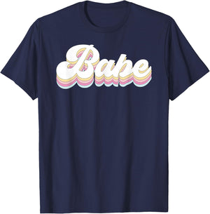Vintage Retro Babe Bridal Bachelorette Party Matching Gift Small T-Shirt - T-Shirt | Navy