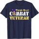 Purple Heart Combat Veteran Purple Heart Day US Military T-Shirt - T-Shirt | Navy