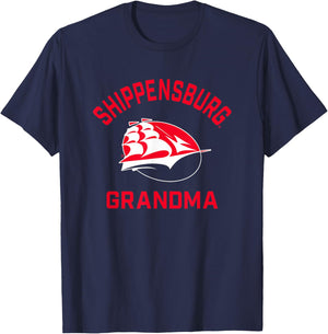 Shippensburg University Raiders Arched Grandma T-Shirt - T-Shirt | Navy