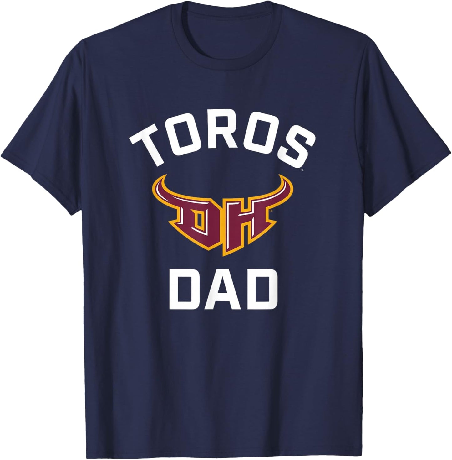 Cal State Dominguez Hills CSUDH Toros Arched Dad T-Shirt - T-Shirt | Navy