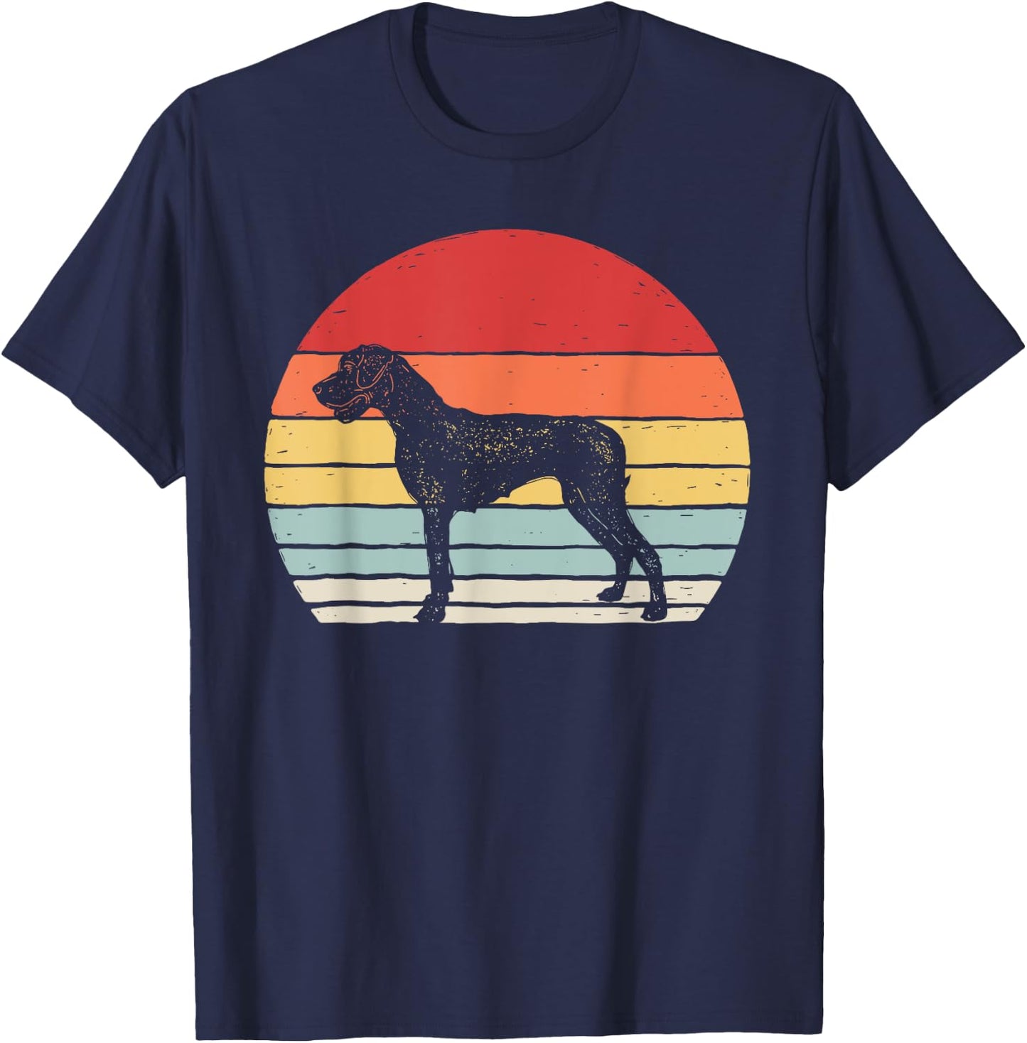 Vintage Retro Great Dane T-Shirt - T-Shirt | Navy